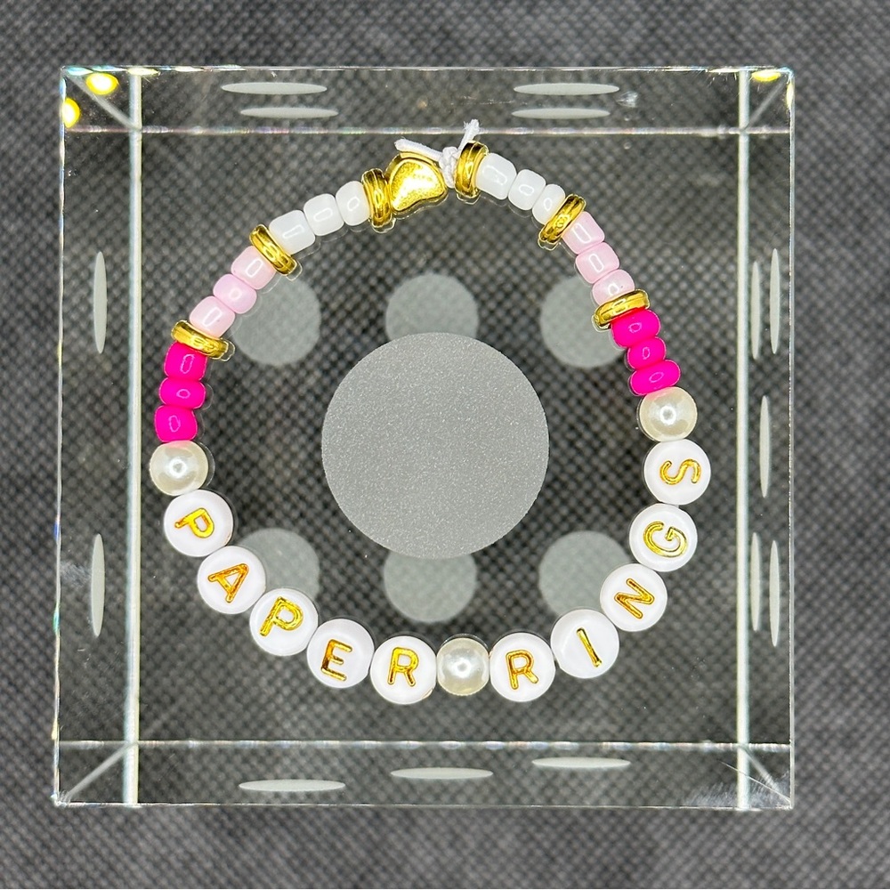 Taylor Swift Eras Tour Paper Rings Lover Friendship Bracelet